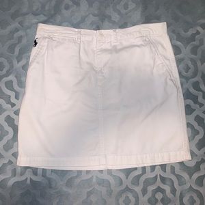 White polo sport skirt